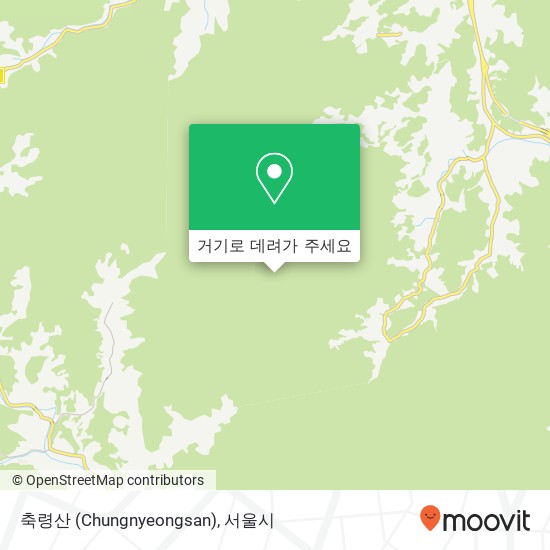축령산 (Chungnyeongsan) 지도