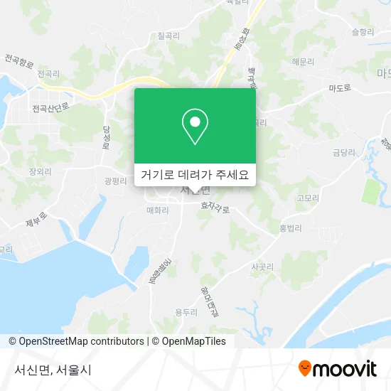 서신면 지도