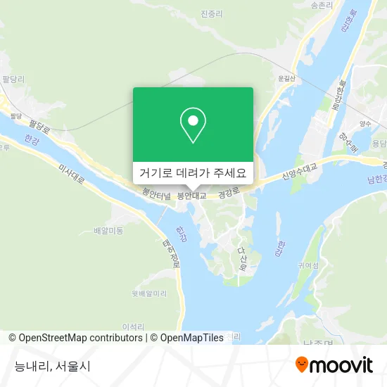 능내리 지도