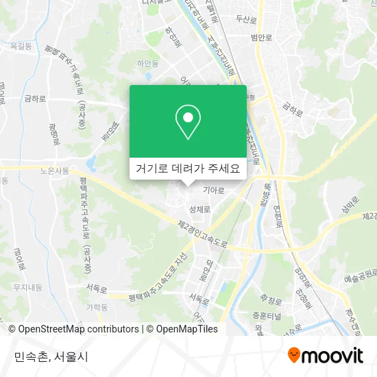 민속촌 지도