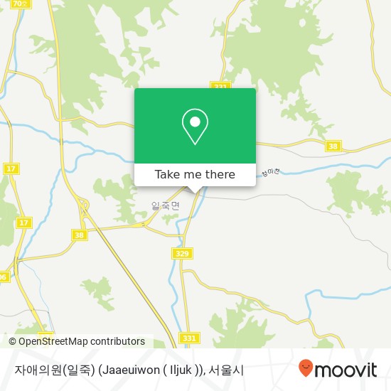 자애의원(일죽) (Jaaeuiwon ( Iljuk )) 지도