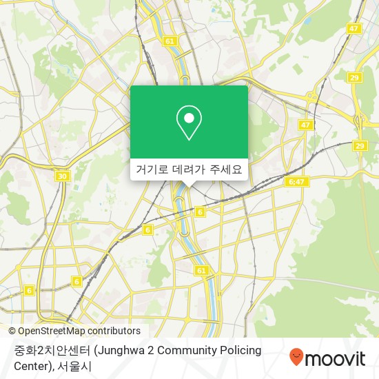 중화2치안센터 (Junghwa 2 Community Policing Center) 지도