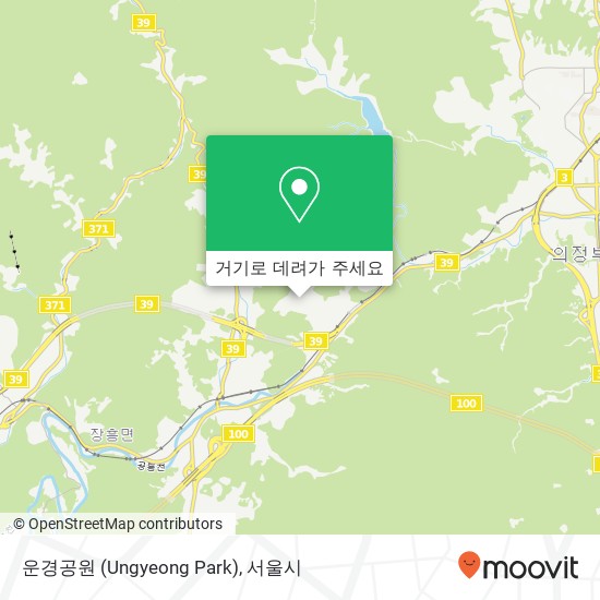 운경공원 (Ungyeong Park) 지도