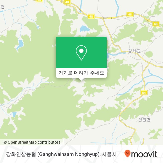 강화인삼농협 (Ganghwainsam Nonghyup) 지도