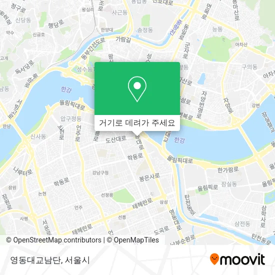 영동대교남단 지도