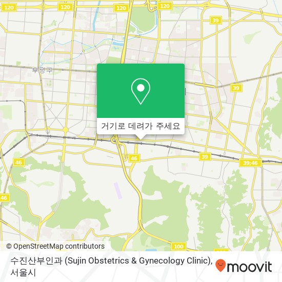 수진산부인과 (Sujin Obstetrics & Gynecology Clinic) 지도