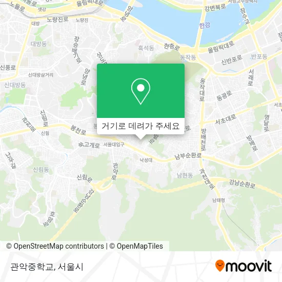 관악중학교 지도