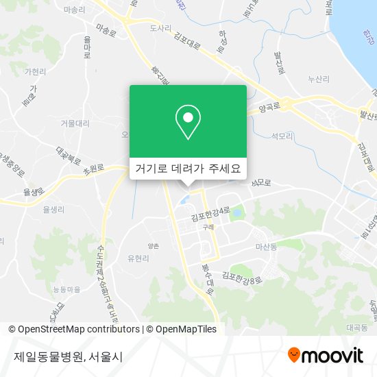 제일동물병원 지도