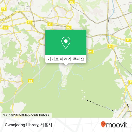 Gwanjeong Library 지도