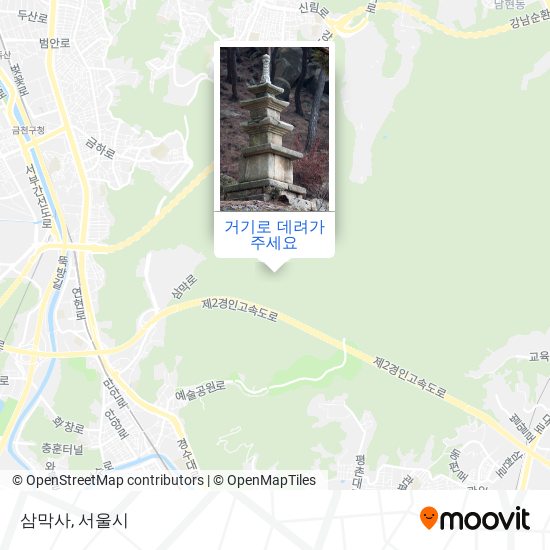 삼막사 지도