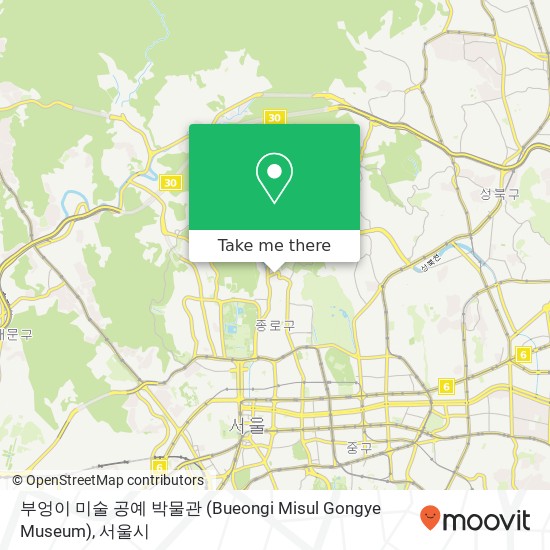 부엉이 미술 공예 박물관 (Bueongi  Misul  Gongye Museum) 지도