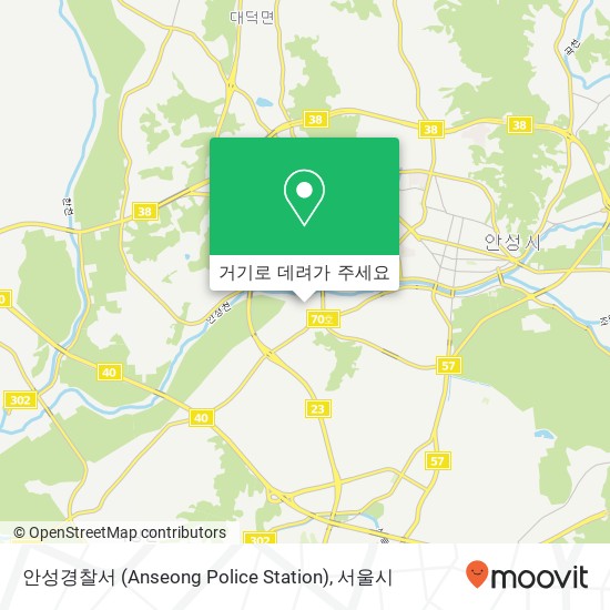 안성경찰서 (Anseong Police Station) 지도