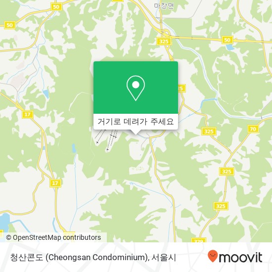 청산콘도 (Cheongsan Condominium) 지도