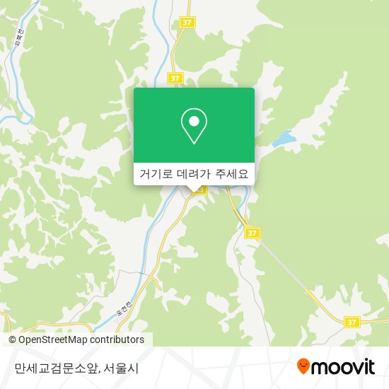 만세교검문소앞 지도