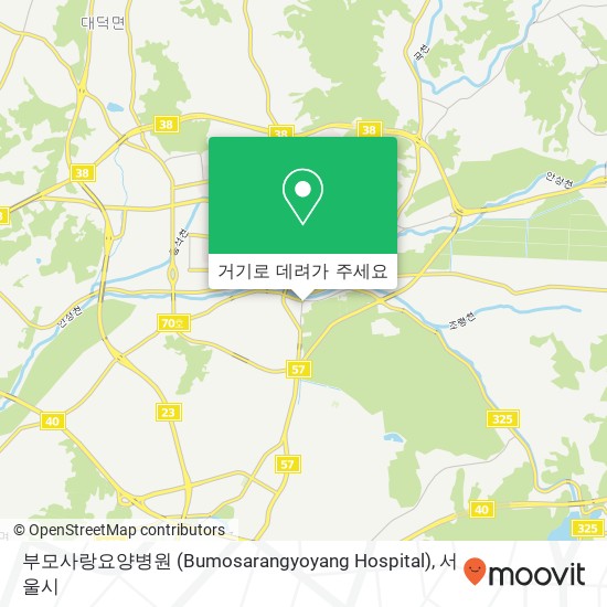 부모사랑요양병원 (Bumosarangyoyang Hospital) 지도