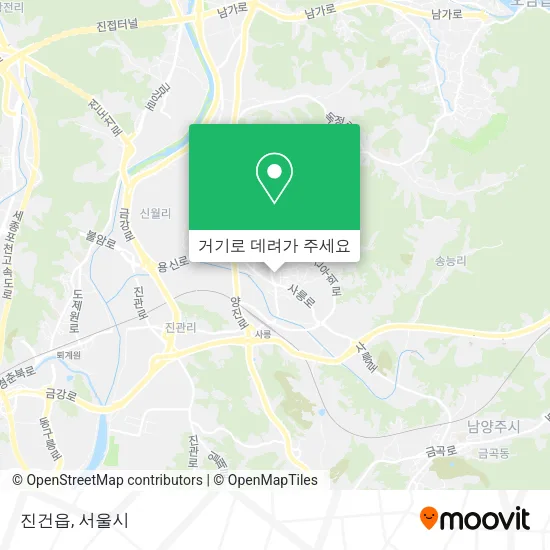 진건읍 지도