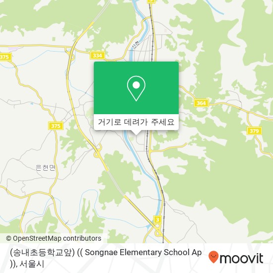 (송내초등학교앞) (( Songnae Elementary School Ap )) 지도