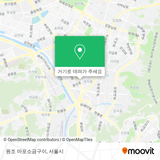 원조 마포소금구이 지도