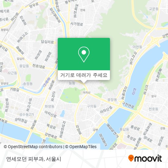 연세모던 피부과 지도