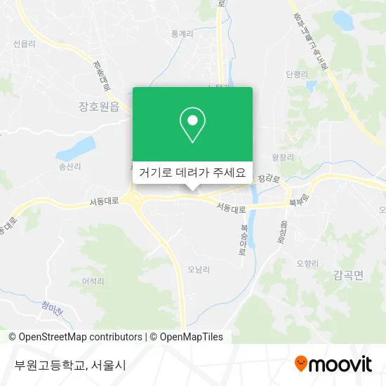 부원고등학교 지도