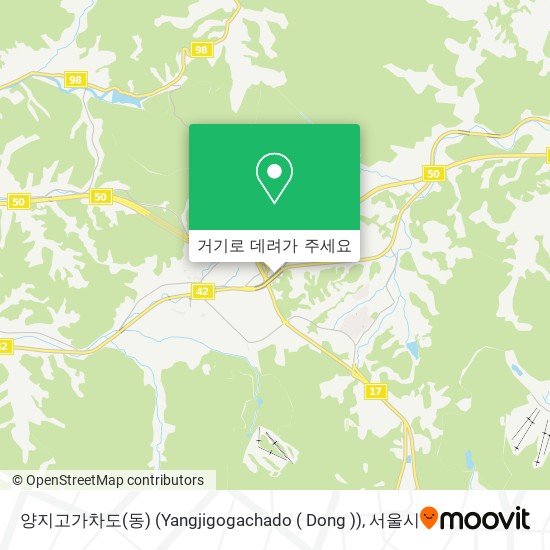 양지고가차도(동) (Yangjigogachado ( Dong )) 지도