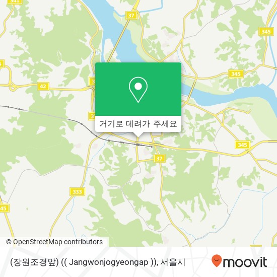 (장원조경앞) (( Jangwonjogyeongap )) 지도