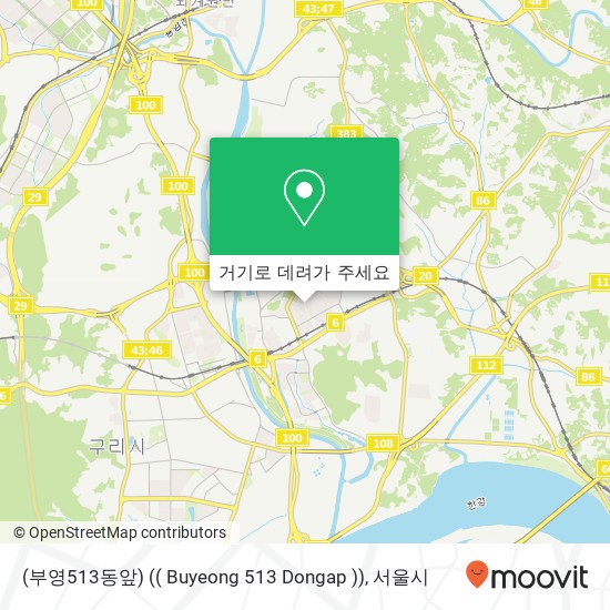 (부영513동앞) (( Buyeong 513 Dongap )) 지도