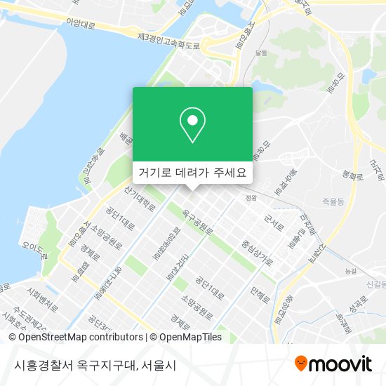 시흥경찰서 옥구지구대 지도