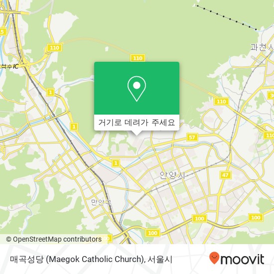 매곡성당 (Maegok Catholic Church) 지도