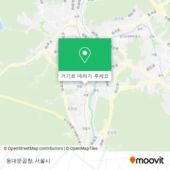 동대문곱창 지도