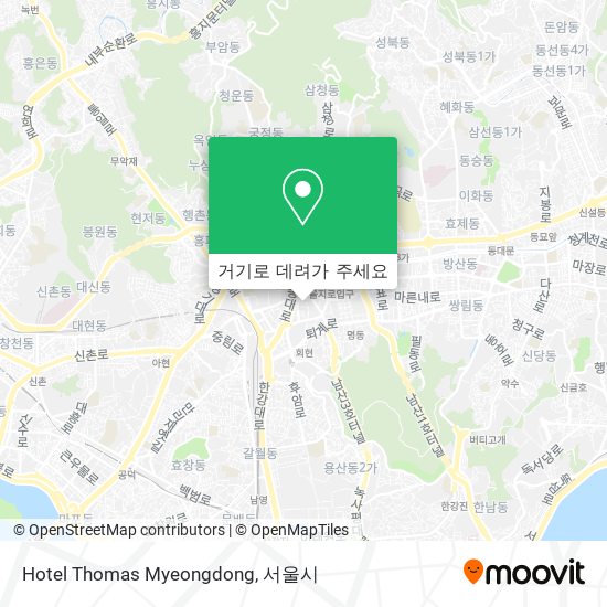 Hotel Thomas Myeongdong 지도