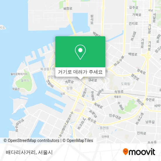 배다리사거리 지도