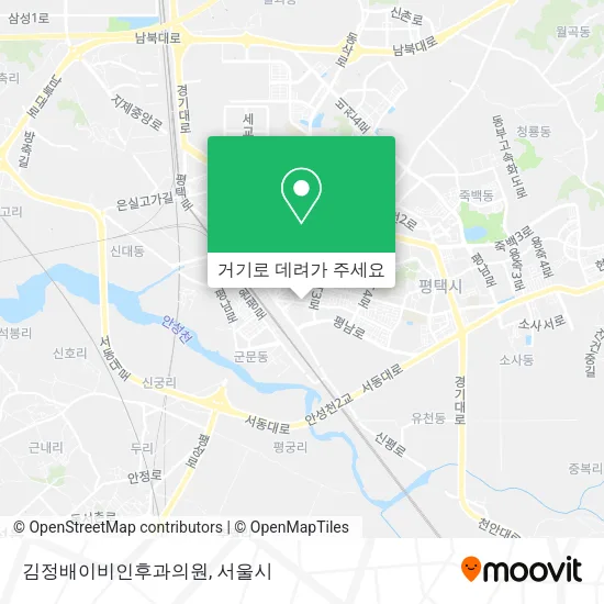 김정배이비인후과의원 지도