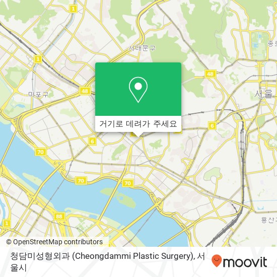 청담미성형외과 (Cheongdammi Plastic Surgery) 지도