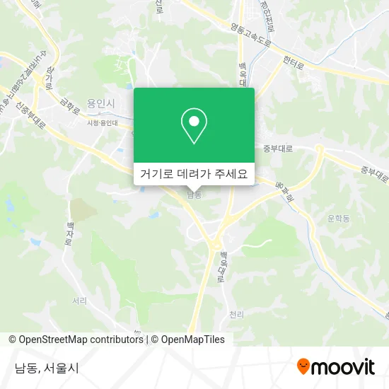 남동 지도