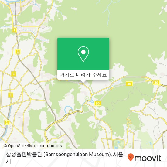 삼성출판박물관 (Samseongchulpan Museum) 지도