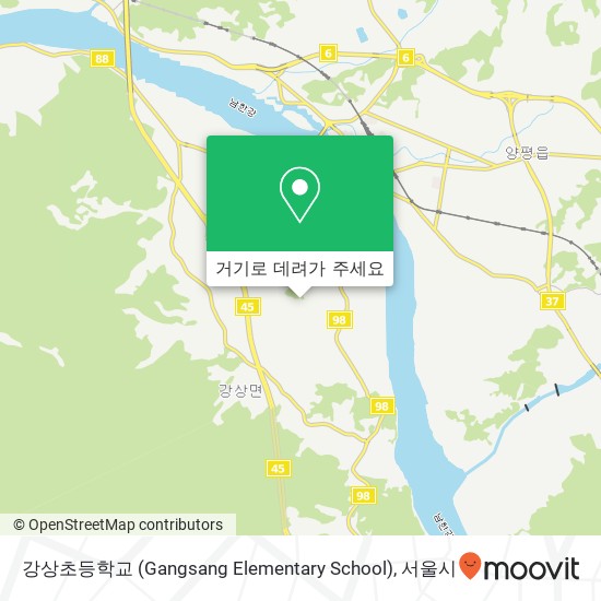 강상초등학교 (Gangsang Elementary School) 지도