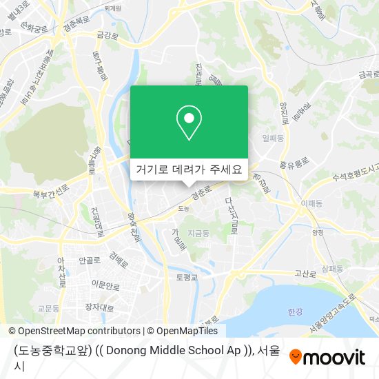 (도농중학교앞) (( Donong Middle School Ap )) 지도