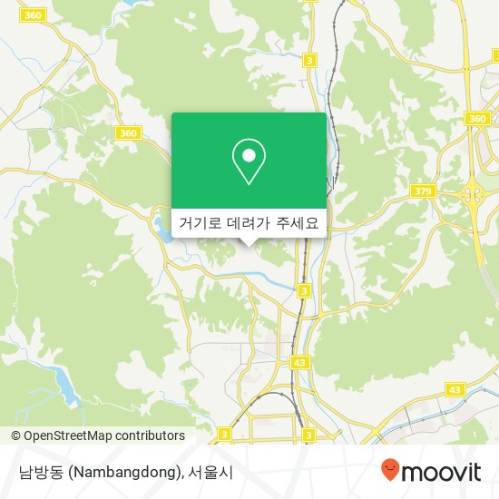 남방동 (Nambangdong) 지도