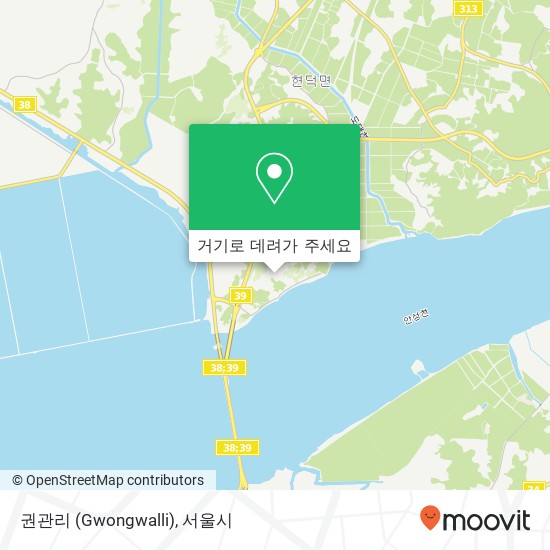 권관리 (Gwongwalli) 지도