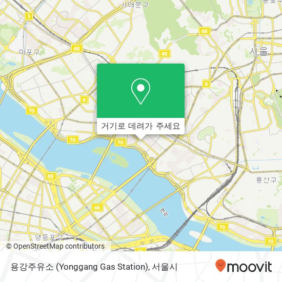 용강주유소 (Yonggang Gas Station) 지도