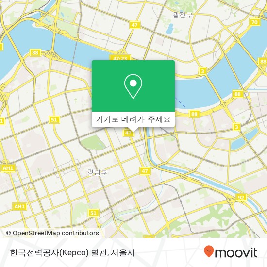 한국전력공사(Kepco) 별관 지도