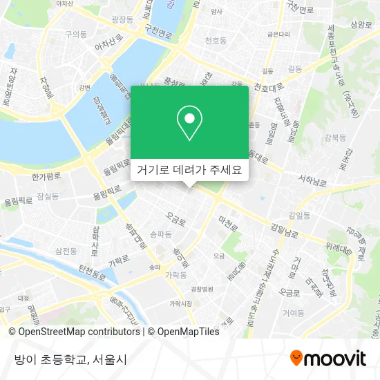 방이 초등학교 지도
