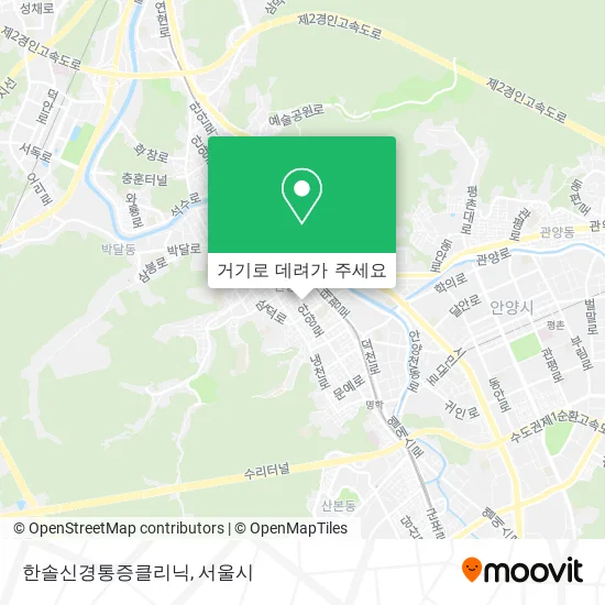 한솔신경통증클리닉 지도