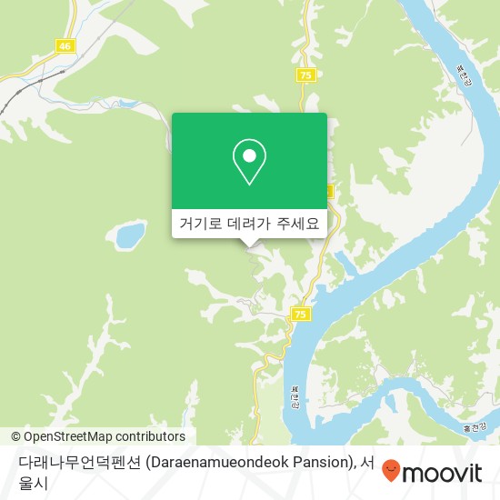 다래나무언덕펜션 (Daraenamueondeok Pansion) 지도
