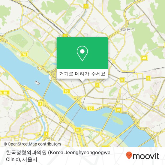 한국정형외과의원 (Korea Jeonghyeongoegwa Clinic) 지도