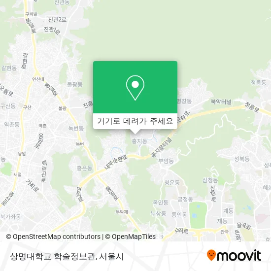 상명대학교 학술정보관 지도