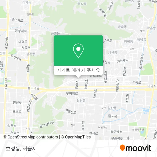 효성동 지도