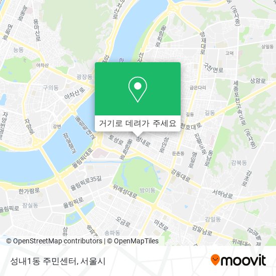 성내1동 주민센터 지도