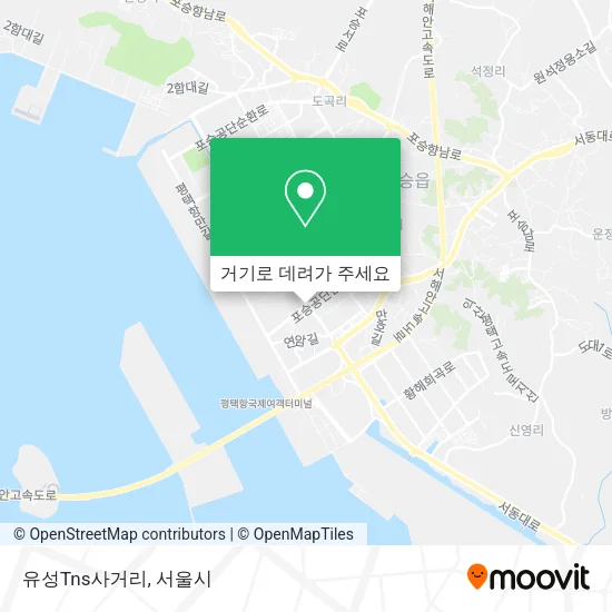 유성Tns사거리 지도
